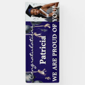 Personaliseren - Eenvoudig Afstuderen Ontwerpbanne Spandoek (Verticaal)