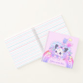 Personaliseren - feesten kei, kawaii schattige bun notitieboek (Binnen)