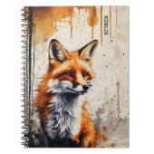 PERSONALISEREN: Fox | Notitieboek Journal (Voorkant)