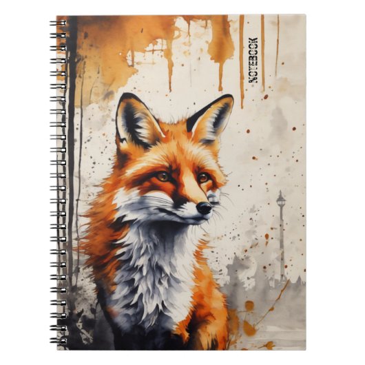 PERSONALISEREN: Fox | Notitieboek Journal (Voorkant)