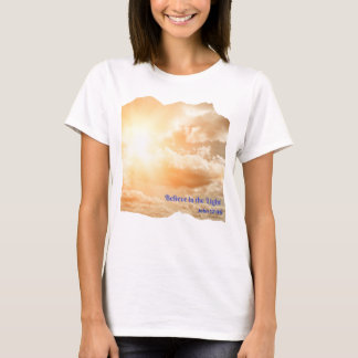 Personaliseren Geloof in het Licht T-shirt
