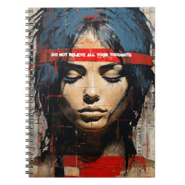 PERSONALISEREN: Geloof niet al je gedachten Notitieboek