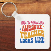 personaliseren | Geweldige docent Sleutelhanger (Voorkant)
