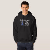 Personaliseren in Memory Angel Esophageal Cancer Hoodie (Voorkant volledig)