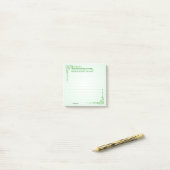 Personaliseren: Irish Blessing (#3) Celtic Braids Post-it® Notes (Op bureau)
