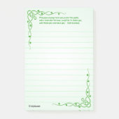 Personaliseren: Irish Blessing (#3) Celtic Braids Post-it® Notes (Voorkant)