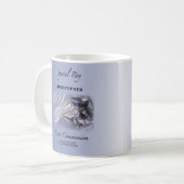 Personaliseren, jongen, eerste communiqué blauw koffiemok (Voorkant links)