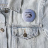 Personaliseren, jongen, eerste communiqué blauw ronde button 5,7 cm (In situ)