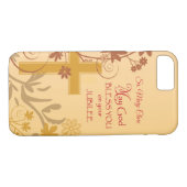 Personaliseren, Jubilee Jubileum Nun Cross, Swirls Case-Mate iPhone Case (Achterkant (Horizontaal))