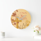 Personaliseren, Jubilee Jubileum Nun Cross, Swirls Grote Klok (Huis)