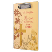 Personaliseren, Jubilee Jubileum Nun Cross, Swirls Klembord (Links)