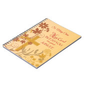 Personaliseren, Jubilee Jubileum Nun Cross, Swirls Notitieboek (Linkerzijde)