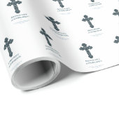 Personaliseren, Jubileum bestellen Priest, kruis Cadeaupapier (Rol Hoek)