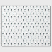 Personaliseren, Jubileum bestellen Priest, kruis Cadeaupapier (Vlak)