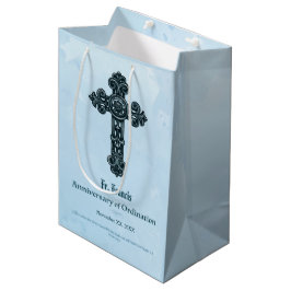 Personaliseren, Jubileum bestellen Priest, kruis Medium Cadeauzakje