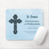 Personaliseren, Jubileum bestellen Priest, kruis Muismat (Met muis)