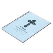 Personaliseren, Jubileum bestellen Priest, kruis Notitieboek (Linkerzijde)