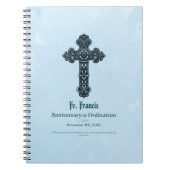 Personaliseren, Jubileum bestellen Priest, kruis Notitieboek (Voorkant)