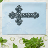 Personaliseren, Jubileum bestellen Priest, kruis Theedoek (Gevouwen)