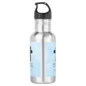 Personaliseren, Jubileum bestellen Priest, kruis Waterfles (Achterkant)