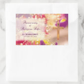 Personaliseren, Jubileum Religieuze Leven, Nun Rechthoekige Sticker (Tas)