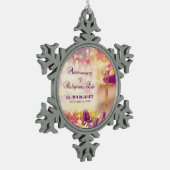 Personaliseren, Jubileum Religieuze Leven, Nun Tin Sneeuwvlok Ornament (Links)