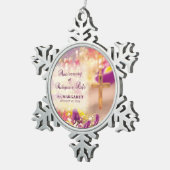 Personaliseren, Jubileum Religieuze Leven, Nun Tin Sneeuwvlok Ornament (Rechts)