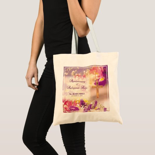 Personaliseren, Jubileum Religieuze Leven, Nun Tote Bag (Voorkant (product))