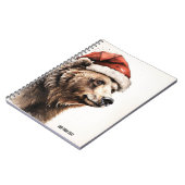 PERSONALISEREN: Kerst Beer | Notitieboek (Linkerzijde)