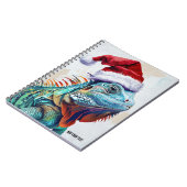 PERSONALISEREN: Kerst Iguana | Notitieboek Journal (Linkerzijde)