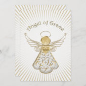 Personaliseren: Kerstmis Engel van Grace Lichtstra Feestdagenkaart (Voorkant / Achterkant)