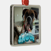 PERSONALISEREN KERSTMIS PET PHOTO ORNAMENT (Rechts)