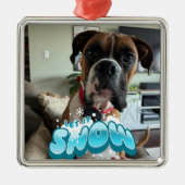 PERSONALISEREN KERSTMIS PET PHOTO ORNAMENT (Voorkant)