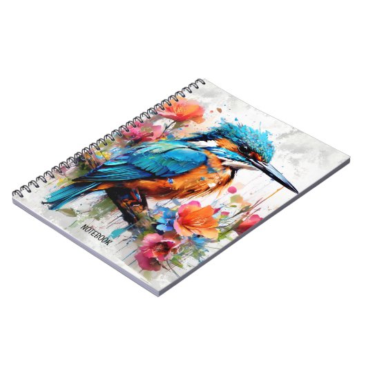 PERSONALISEREN: Kingfisher | Notitieboek Journal (Linkerzijde)