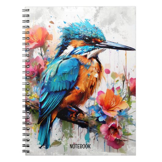 PERSONALISEREN: Kingfisher | Notitieboek Journal (Voorkant)