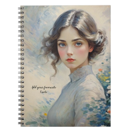 PERSONALISEREN: Klassieke schoonheid | Notitieboek (Voorkant)