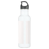 Personaliseren - Kute Cat Art Water Bottle Waterfles (Achterkant)