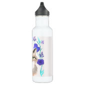 Personaliseren - Kute Cat Art Water Bottle Waterfles (Rechts)