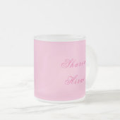 personaliseren | Leuke roze olifant Mok (Voorkant rechts)