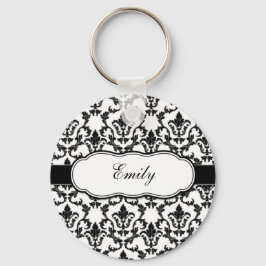 Personaliseren met Jouw naam Damask Sleutelhanger