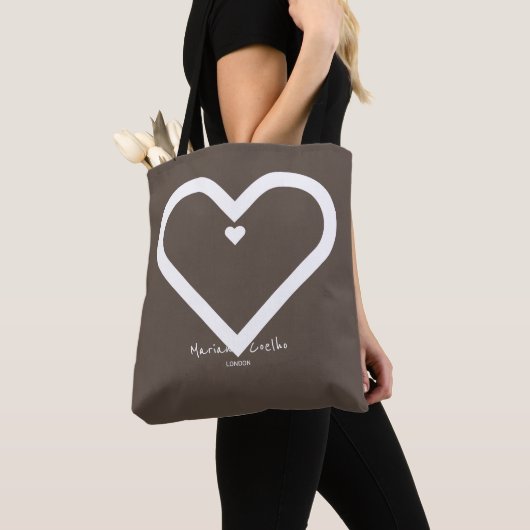 Personaliseren met jouw naam en City Espresso Tote Bag (Dichtbij)