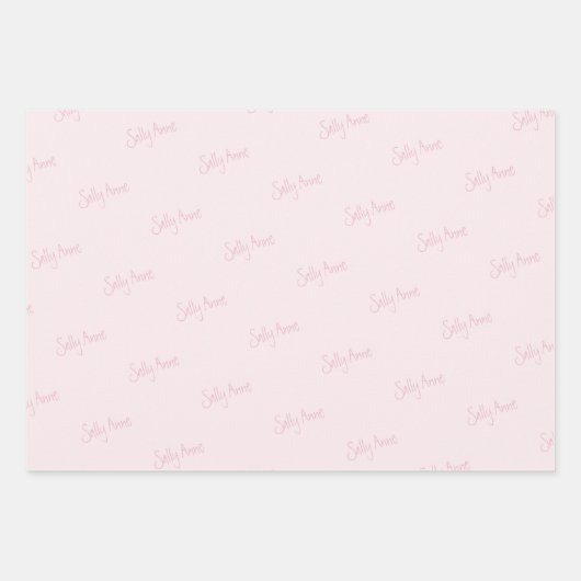 Personaliseren met jouw naam inpakpapier vel (Voorkant 3)