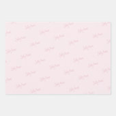 Personaliseren met jouw naam inpakpapier vel (Voorkant)