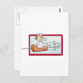 Personaliseren met naam - De superverpleegster Briefkaart (Voorkant / Achterkant)