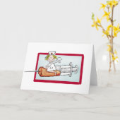 Personaliseren met naam - De superverpleegster Kaart (Gele Bloem)