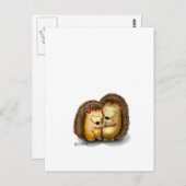 Personaliseren met naam - Hugging Hedegs Briefkaart (Voorkant / Achterkant)