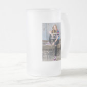 Personaliseren met uw foto matglas bierpul (Voorkant rechts)