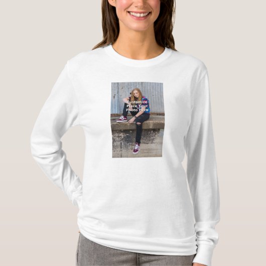 Personaliseren met uw foto t-shirt (Voorkant)