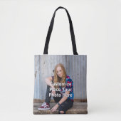 Personaliseren met uw foto tote bag (Voorkant)