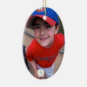 Personaliseren met uw foto's/tekst keramisch ornament (Rechts)